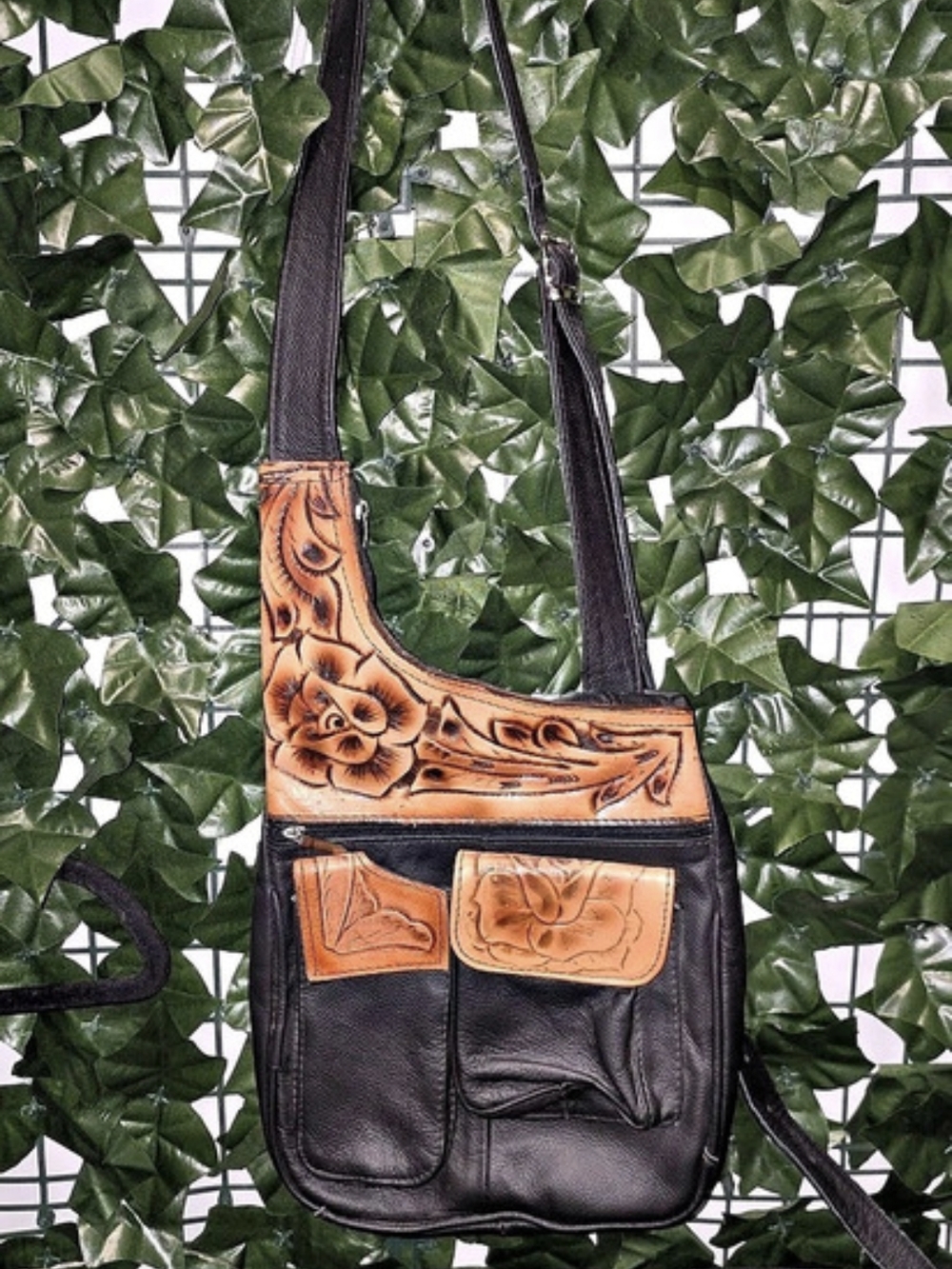 Mexican Leather Handcrafted Bag